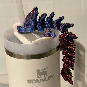 Articulated Dragon Fidget Straw Buddy